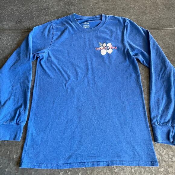 Trader Joes Shirt Mens Small Blue Long Sleeve Crew Neck Employee Workwear 10 - Picture 1 of 10